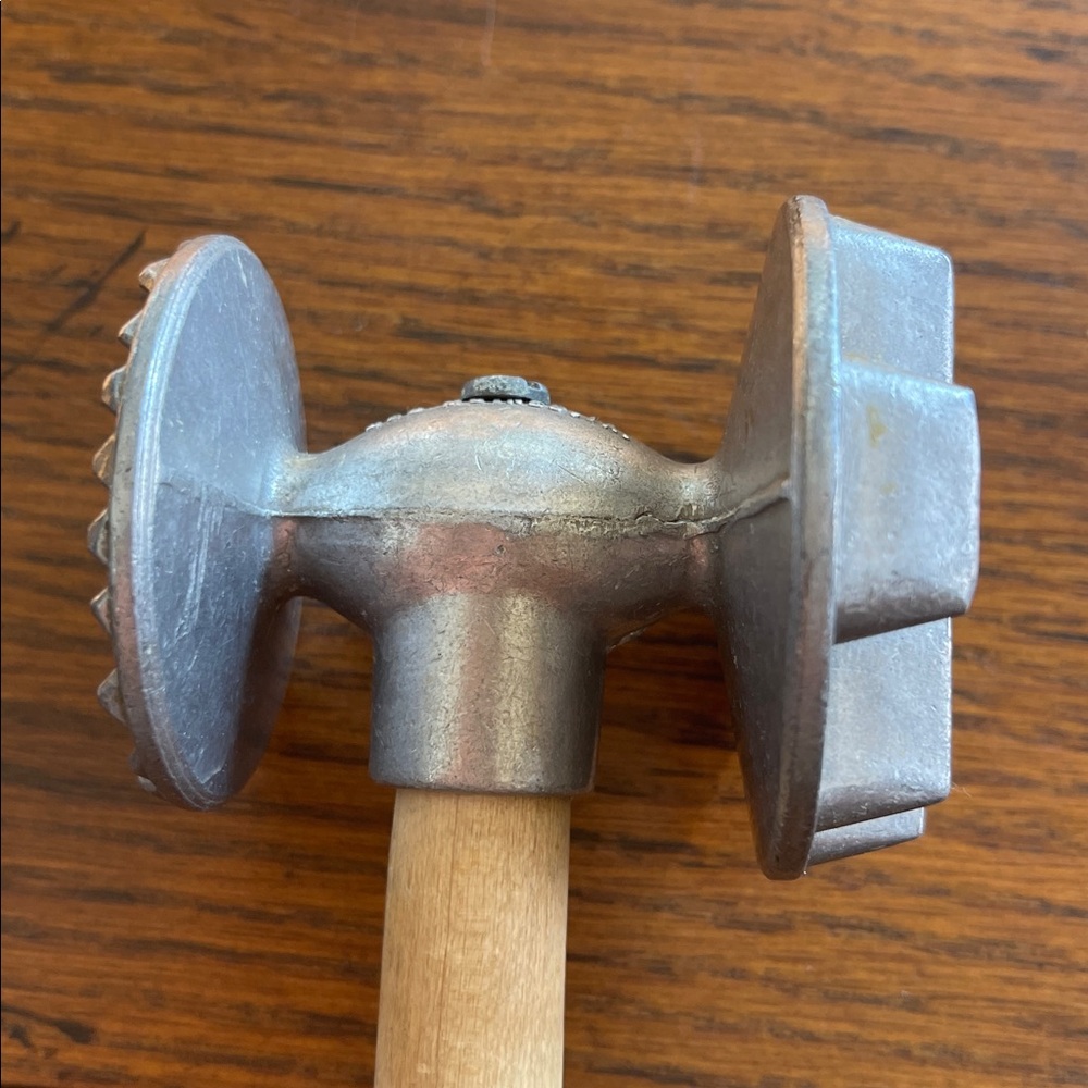 Vintage Modern Industries Meat Tenderizer Cubing Hammer Des Moines IA - Picture 6 of 7